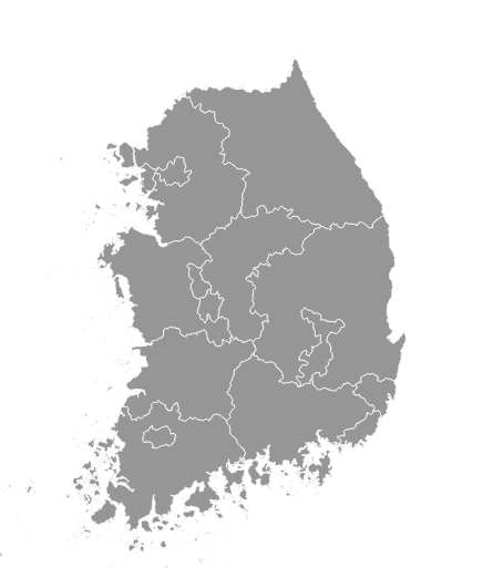 대한민국 지도